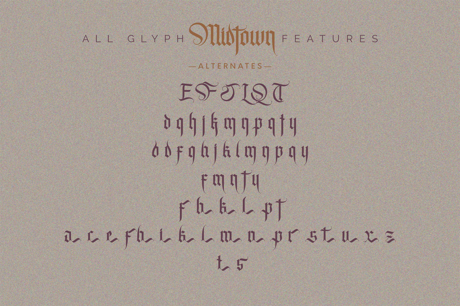 Midtown | Balckletter Font