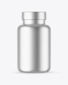 Matte Metallic Protein Jar Mockup