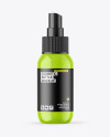 Glossy Cosmetic Spray Bottle Mockup