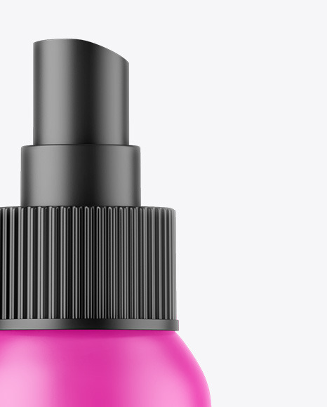 Matte Cosmetic Spray Bottle Mockup