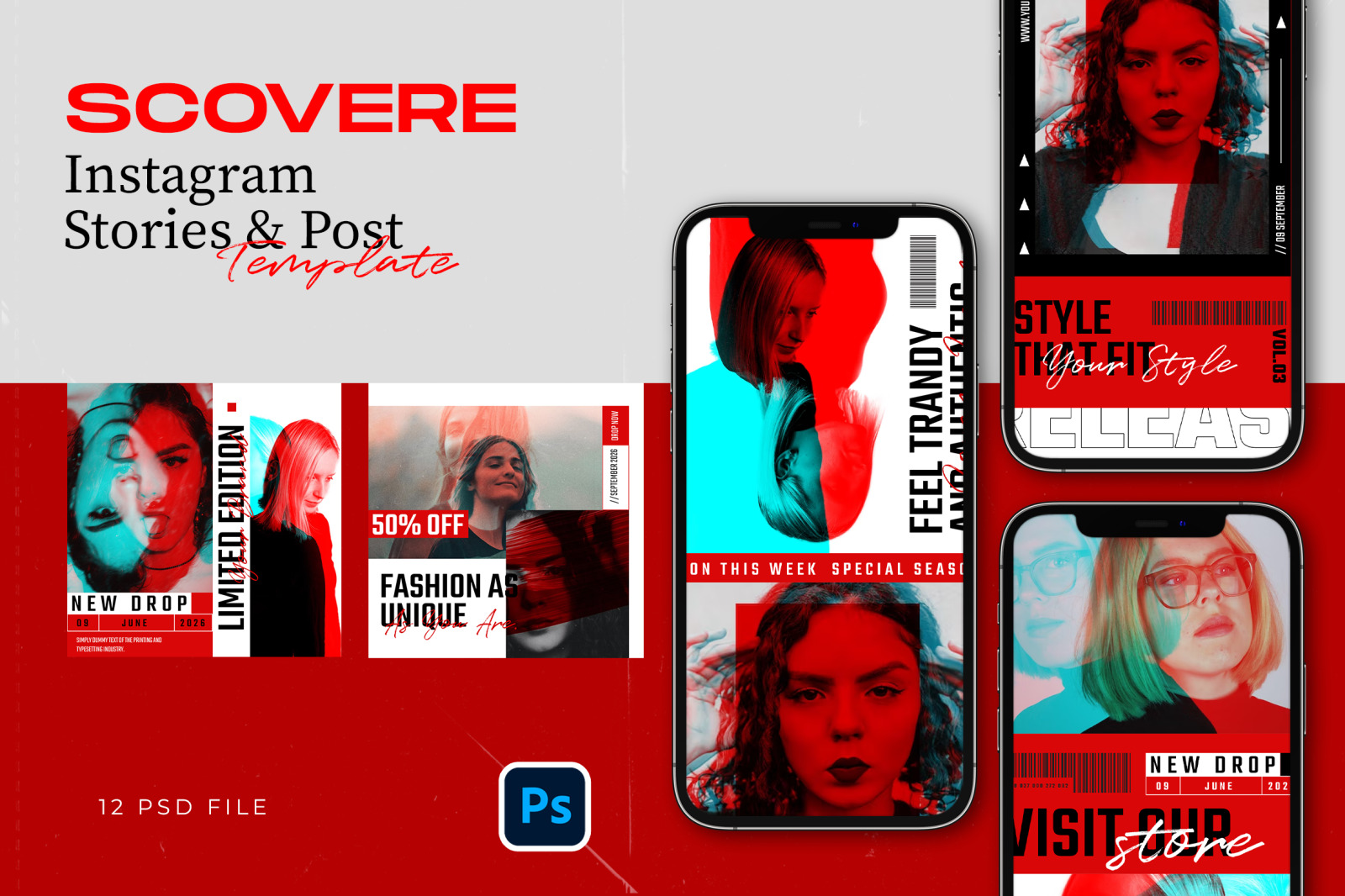 Hype Fashion Instagram Template - Scovere