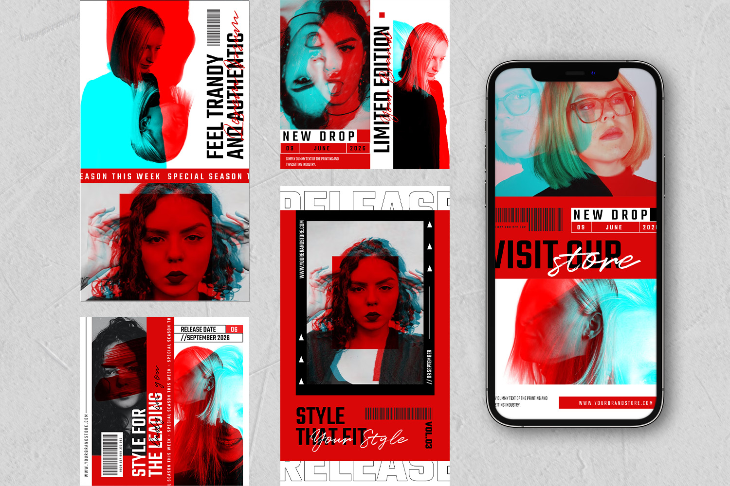 Hype Fashion Instagram Template - Scovere