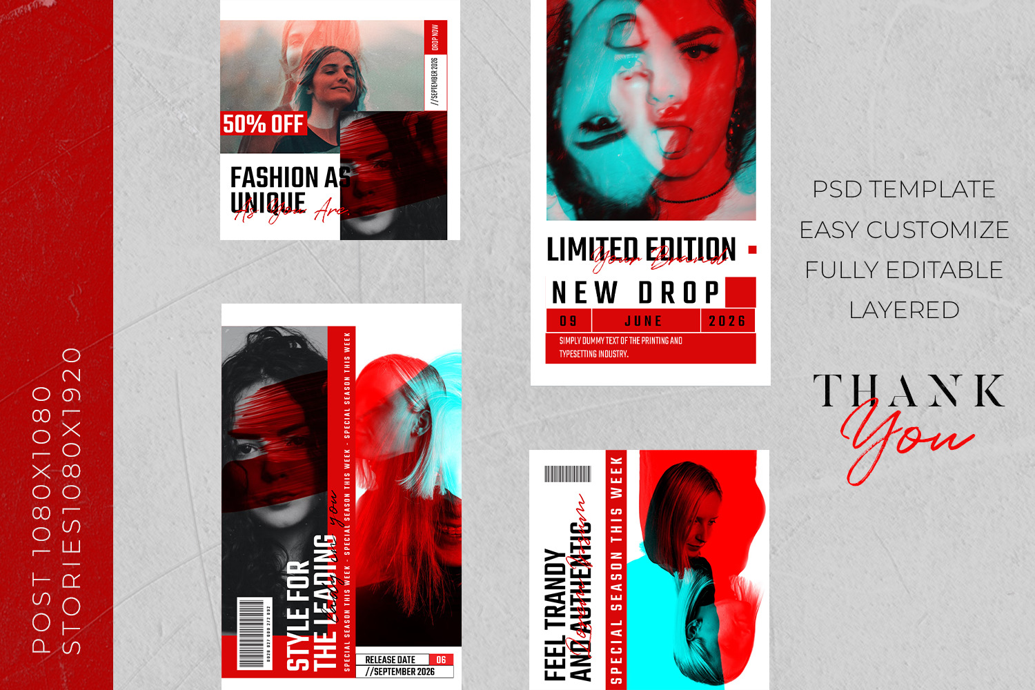 Hype Fashion Instagram Template - Scovere