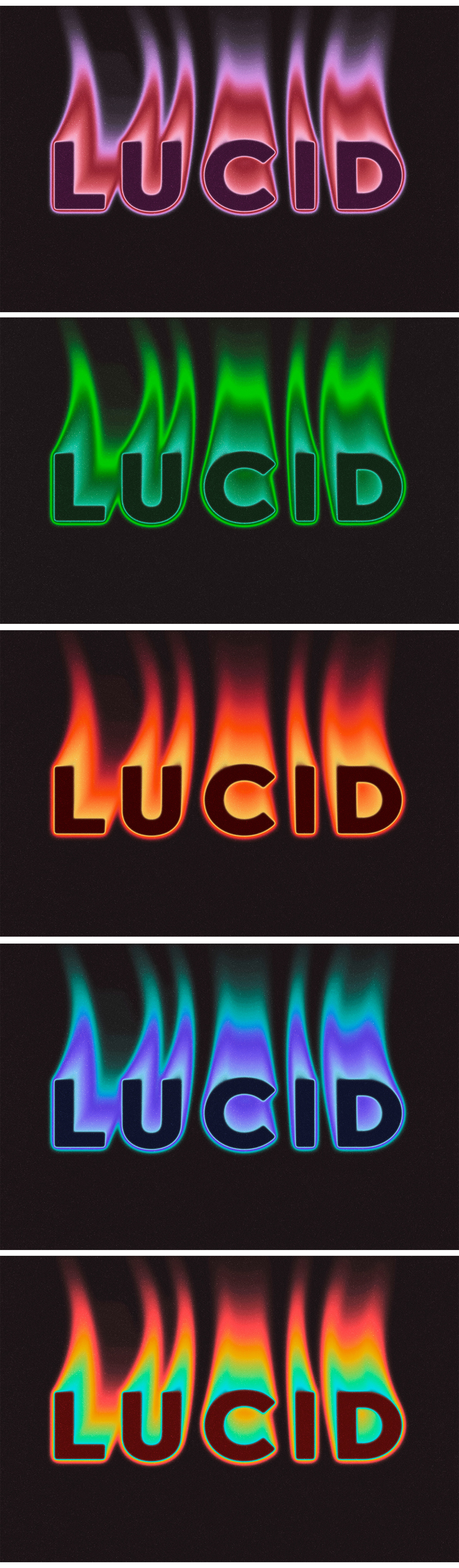 Lucid Text Effect