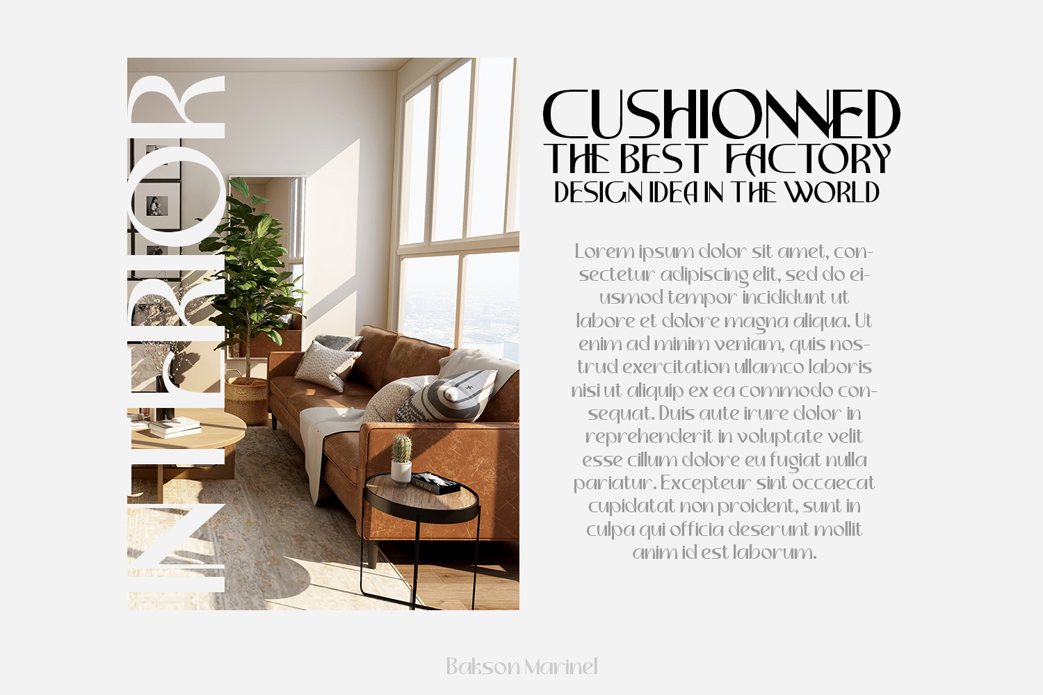 Bakson Marinel - Modern Display Sans Bakson Marinel - Modern Display Sans