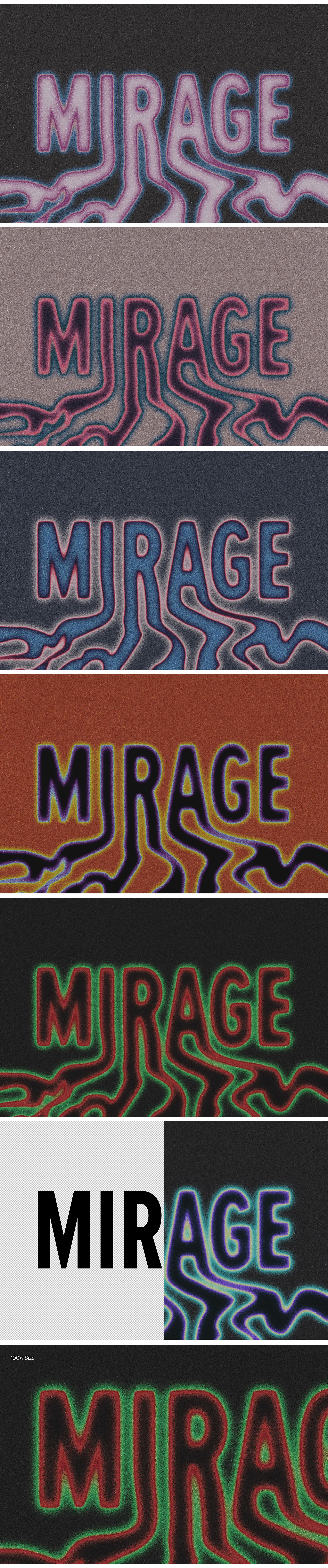 Mirage Text Effect