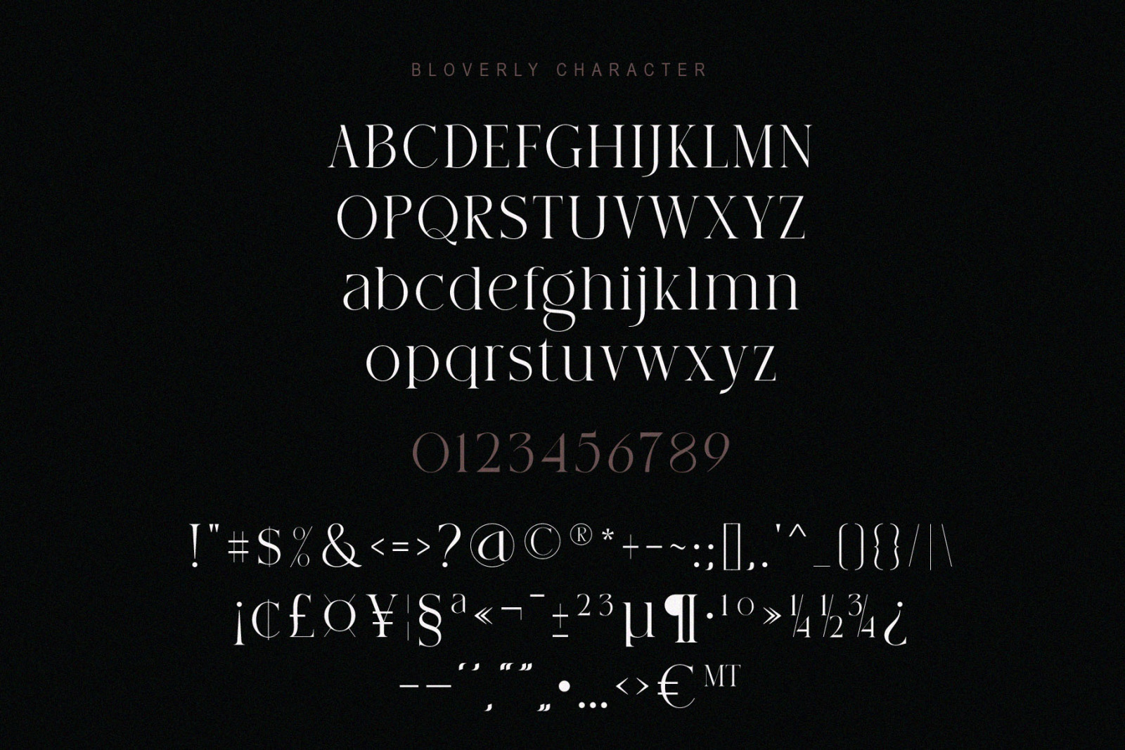 BLOVERLY || Display Serif