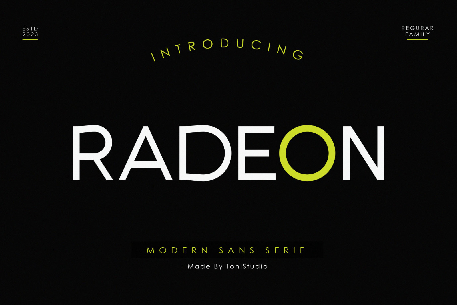 RADEON FONT RADEON FONT