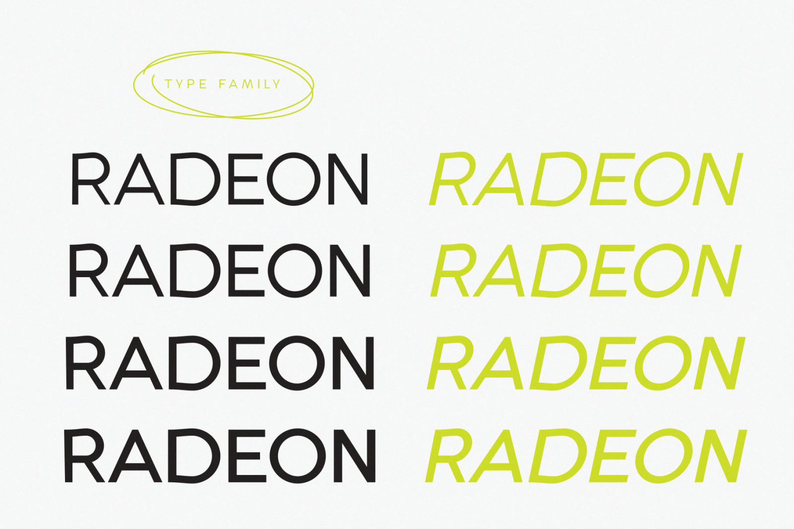 RADEON FONT RADEON FONT