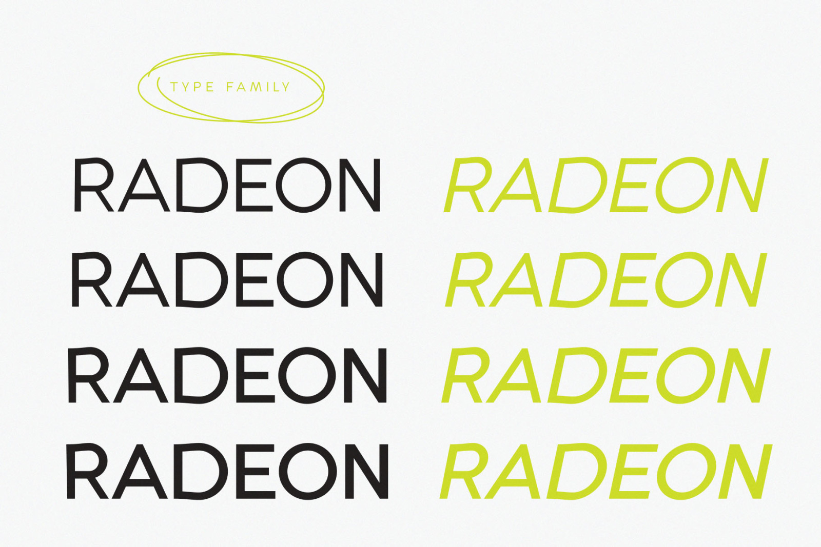 RADEON FONT