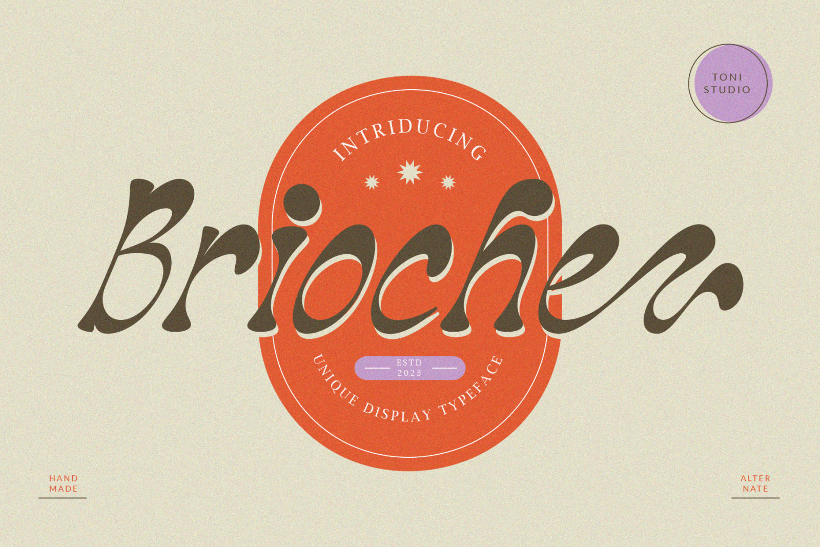 Brioche || display typeface