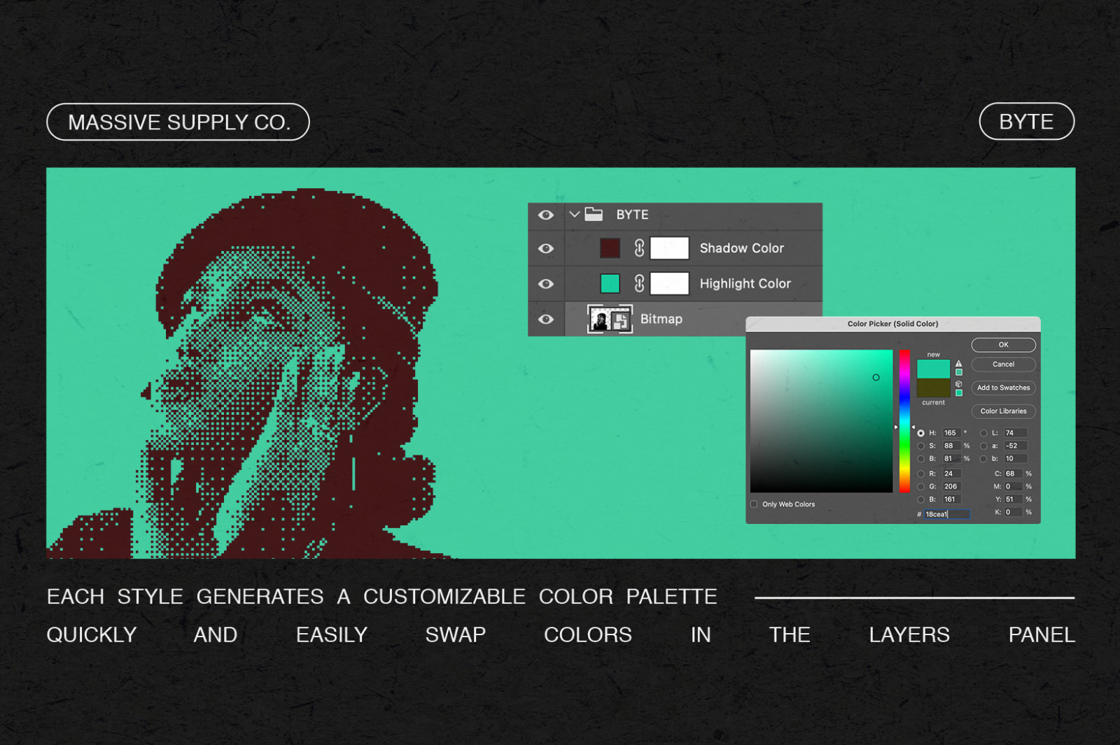 BYTE - Bitmap Actions for Photoshop BYTE - Bitmap Actions for Photoshop