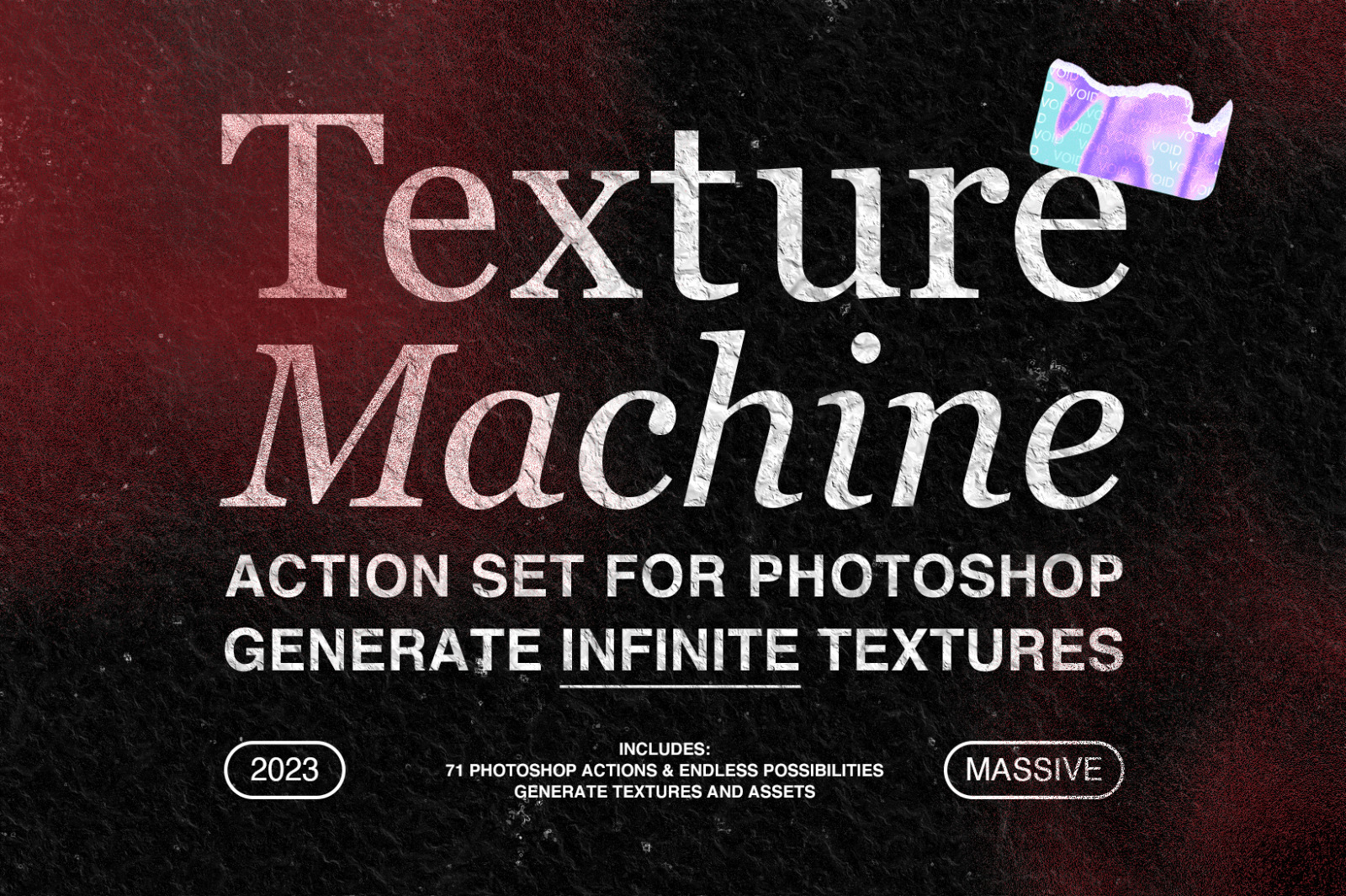 TEXTURE MACHINE - 71 Actions for Photoshop TEXTURE MACHINE - 71 Actions for Photoshop