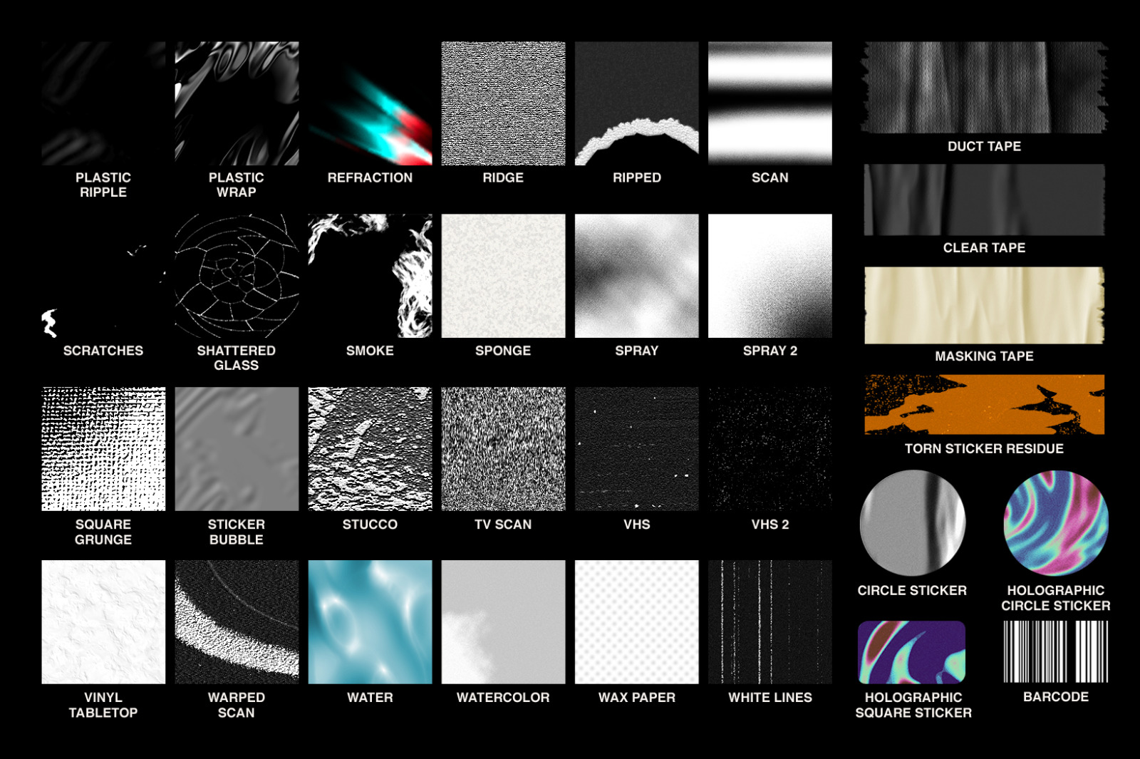 TEXTURE MACHINE - 71 Actions for Photoshop TEXTURE MACHINE - 71 Actions for Photoshop