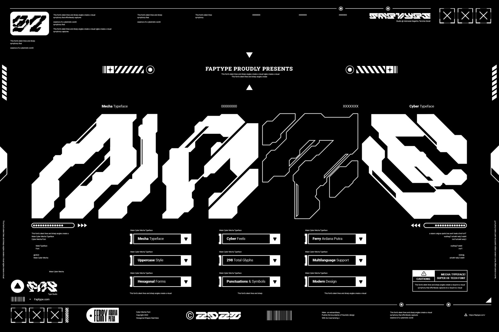 Mate | Modern Mecha Font Vol. 2 Mate | Modern Mecha Font Vol. 2