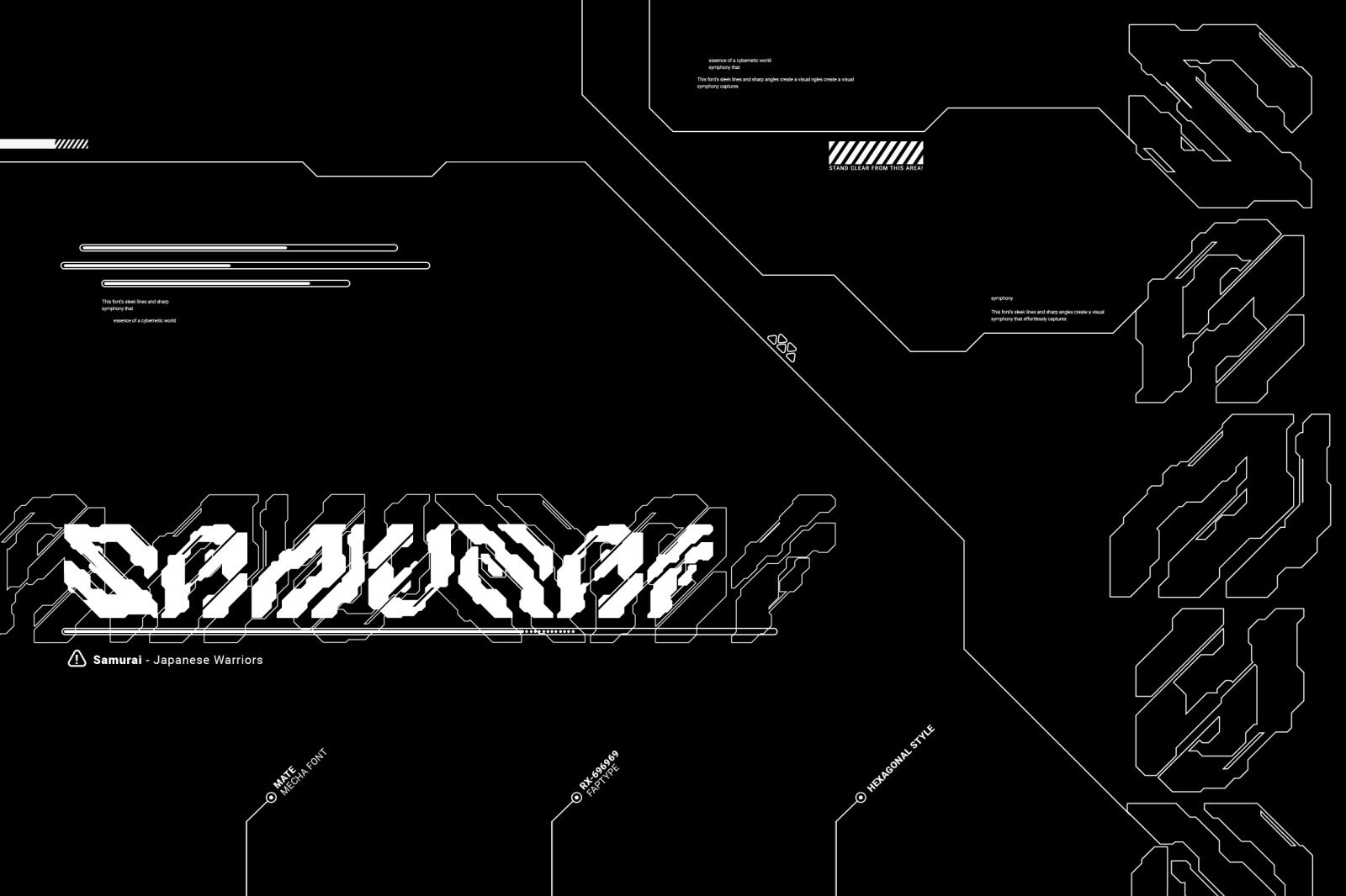 Mate | Modern Mecha Font Vol. 2 Mate | Modern Mecha Font Vol. 2