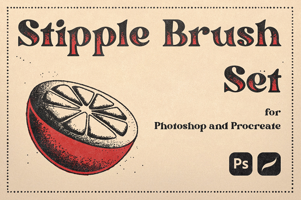 Stipple Brush Set Stipple Brush Set