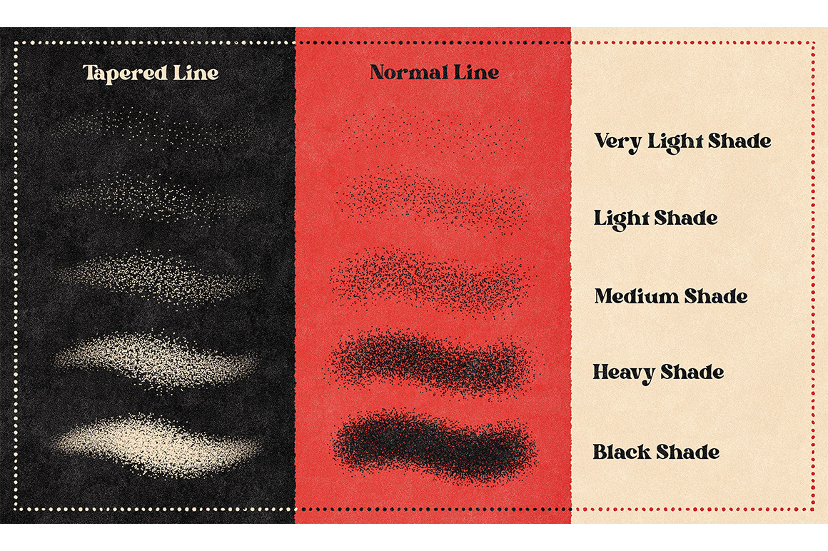 Stipple Brush Set Stipple Brush Set