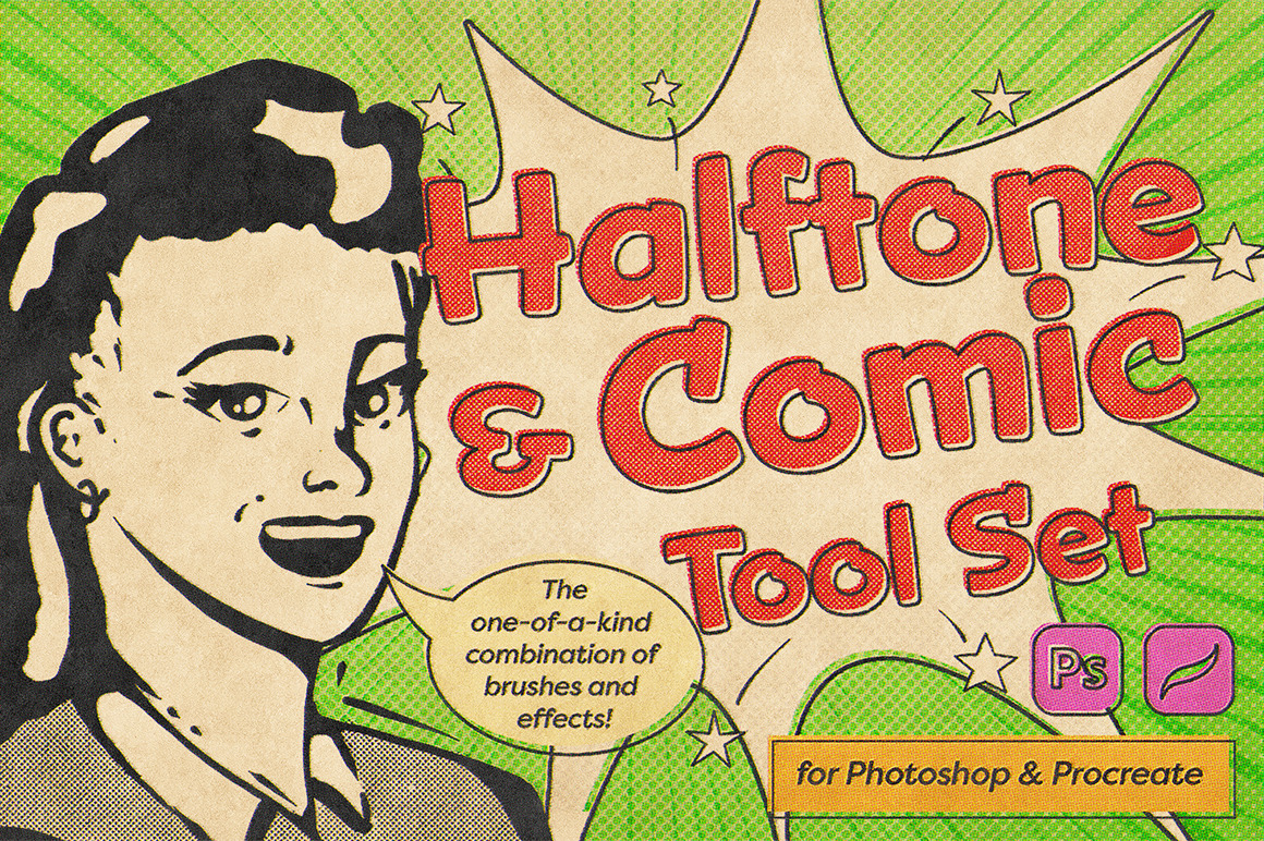 Halftone & Comic Tool Set Halftone & Comic Tool Set