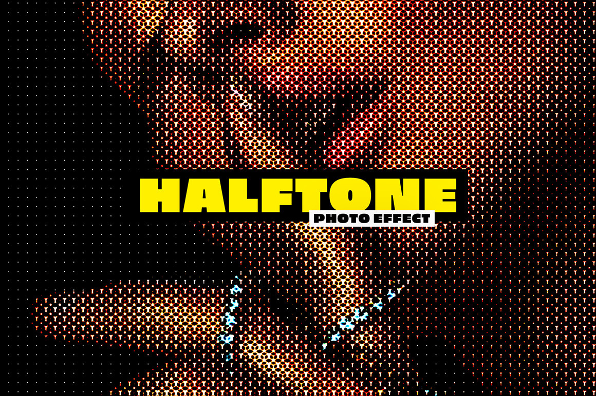 Halftone Photo Effect