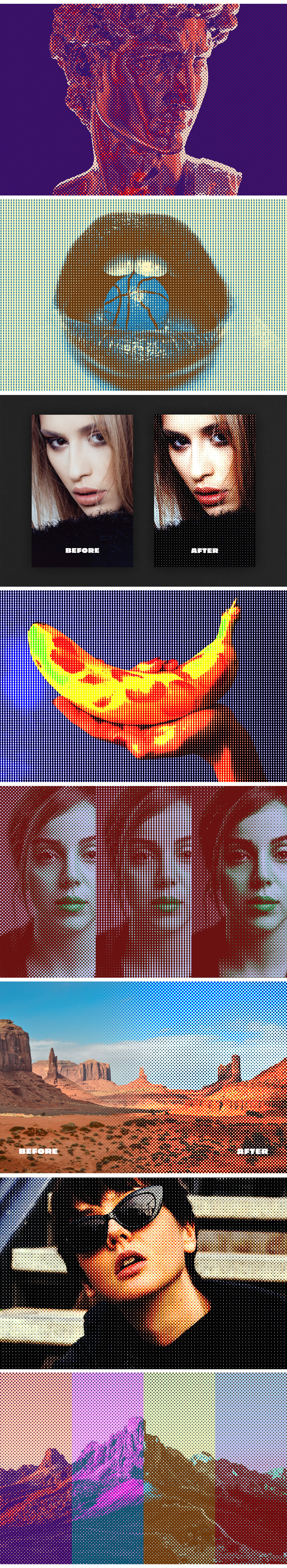Halftone Photo Effect Halftone Photo Effect
