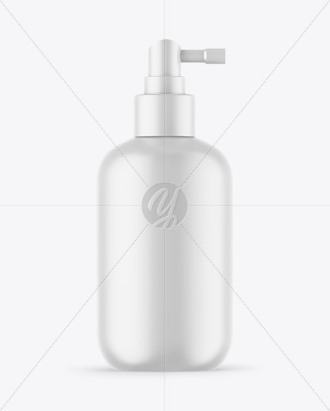 Matte Cosmetic Spray Bottle Mockup