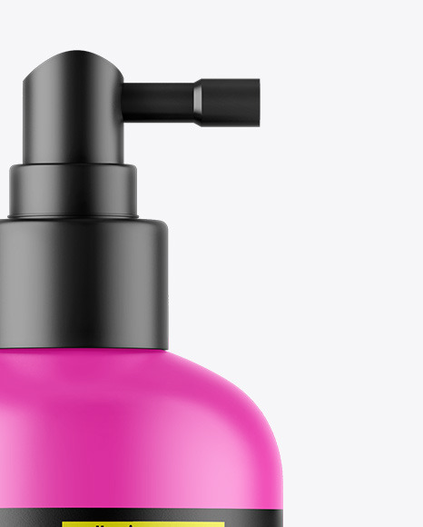 Matte Cosmetic Spray Bottle Mockup