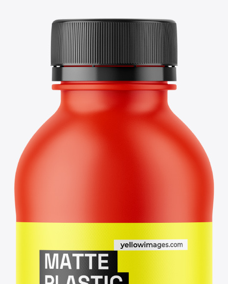 Matte Plastic 20oz Bottle Mockup Matte Plastic 20oz Bottle Mockup