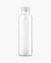 Clear Plastic 20oz Bottle Mockup