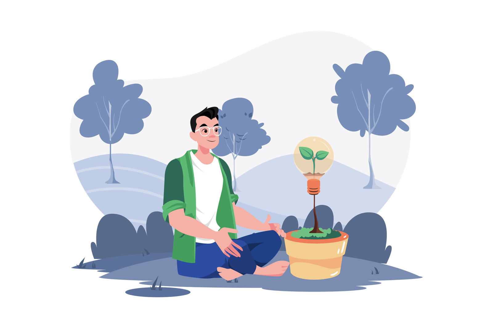 M707_Green Living Illustration Pack M707_Green Living Illustration Pack
