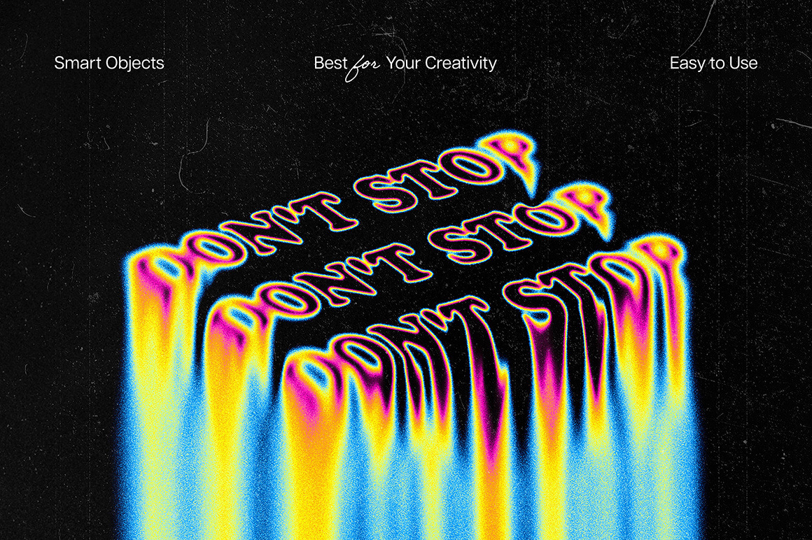 Trippy Melting Text Effect Trippy Melting Text Effect