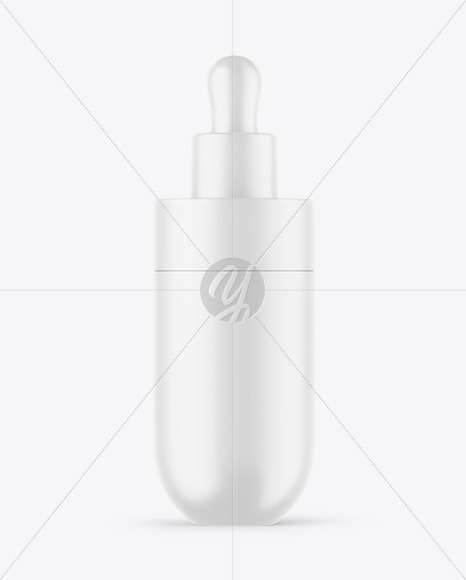 Matte Dropper Bottle Mockup