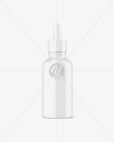 Glossy Dropper Bottle Mockup