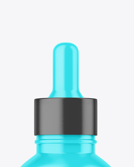 Glossy Dropper Bottle Mockup