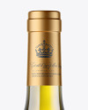 Antique Green Glass White Wine Bottle Mockup Antique Green Glass White Wine Bottle Mockup