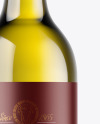 Antique Green Glass White Wine Bottle Mockup Antique Green Glass White Wine Bottle Mockup
