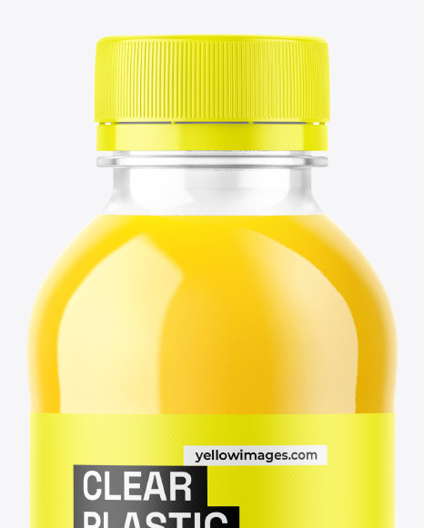 Clear Plastic 20oz Bottle W Juice Mockup Free Download Images High Quality PNG 120954