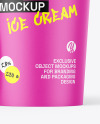 Two Ice Cream Cups Mockup