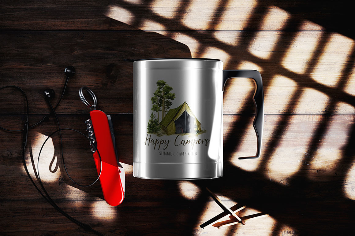 Travel Thermo Mug Mockup