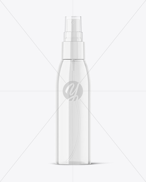 Clear Spray Bottle Mockup