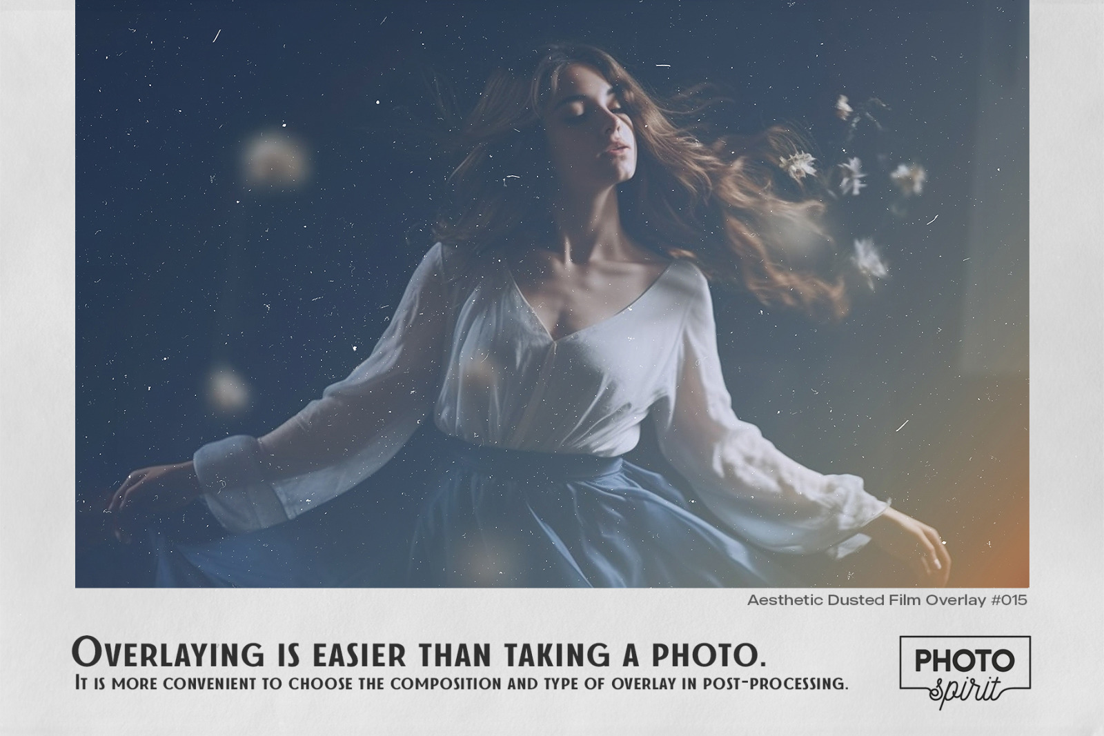 17 Aesthetic Dusted Film Effect Photo Overlays