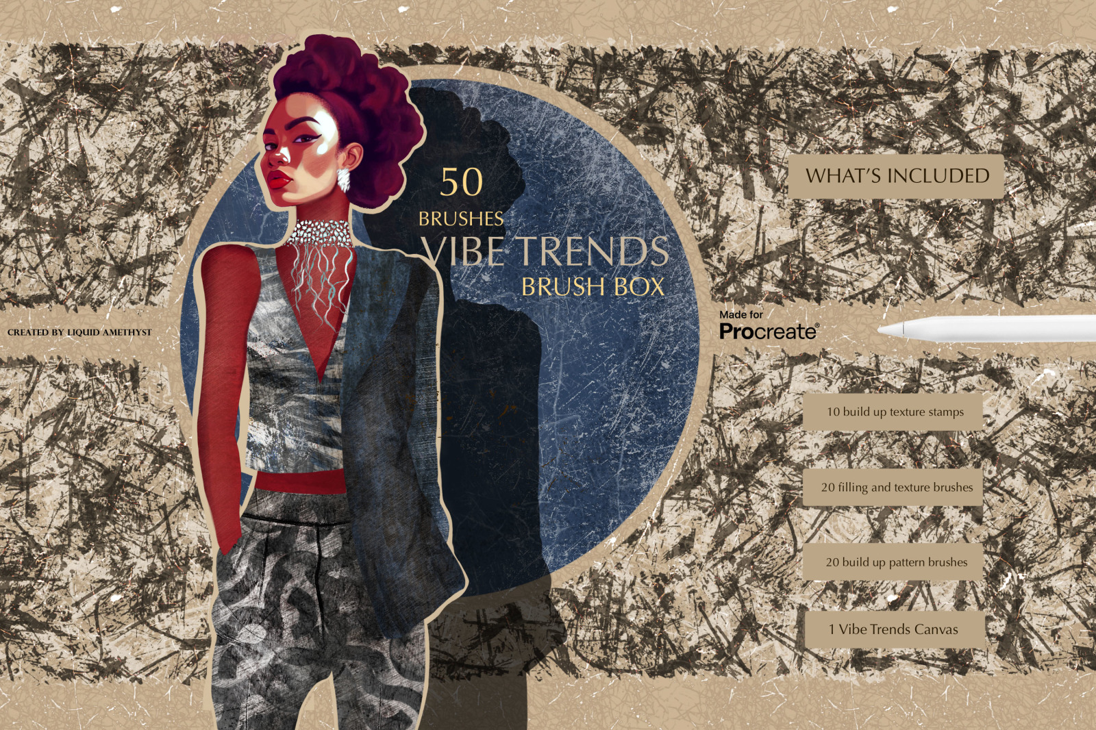 Vibe Trends Brush Box For Procreate Vibe Trends Brush Box For Procreate