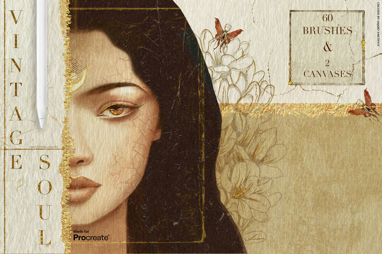 Vintage Soul Procreate Kit Vintage Soul Procreate Kit