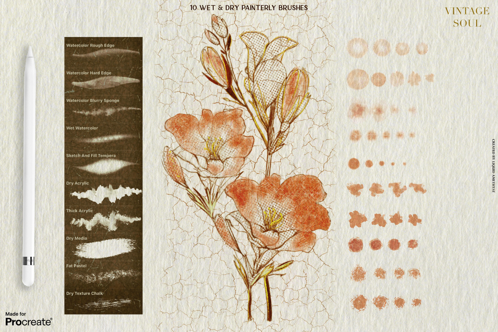 Vintage Soul Procreate Kit Vintage Soul Procreate Kit
