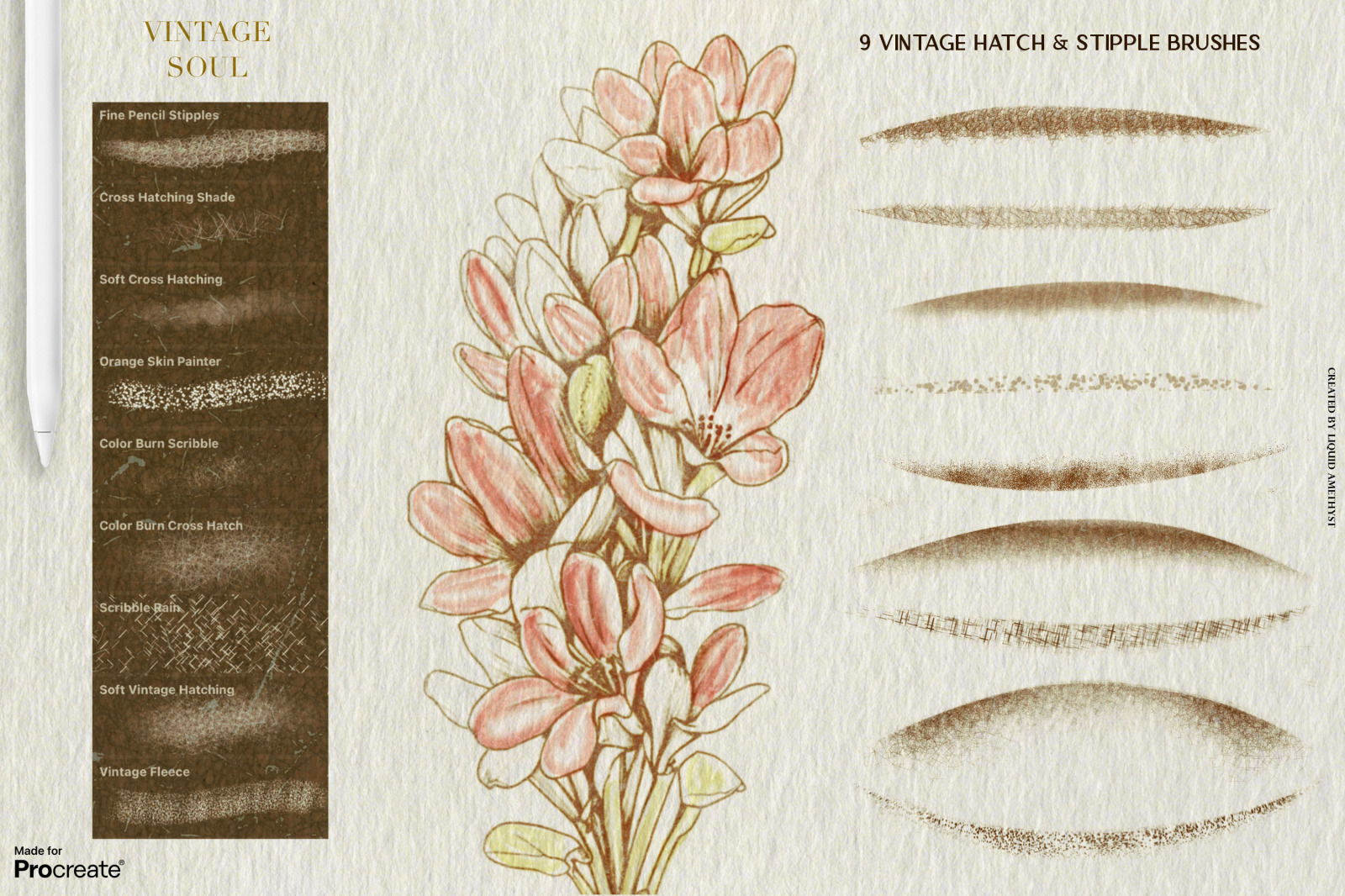 Vintage Soul Procreate Kit Vintage Soul Procreate Kit