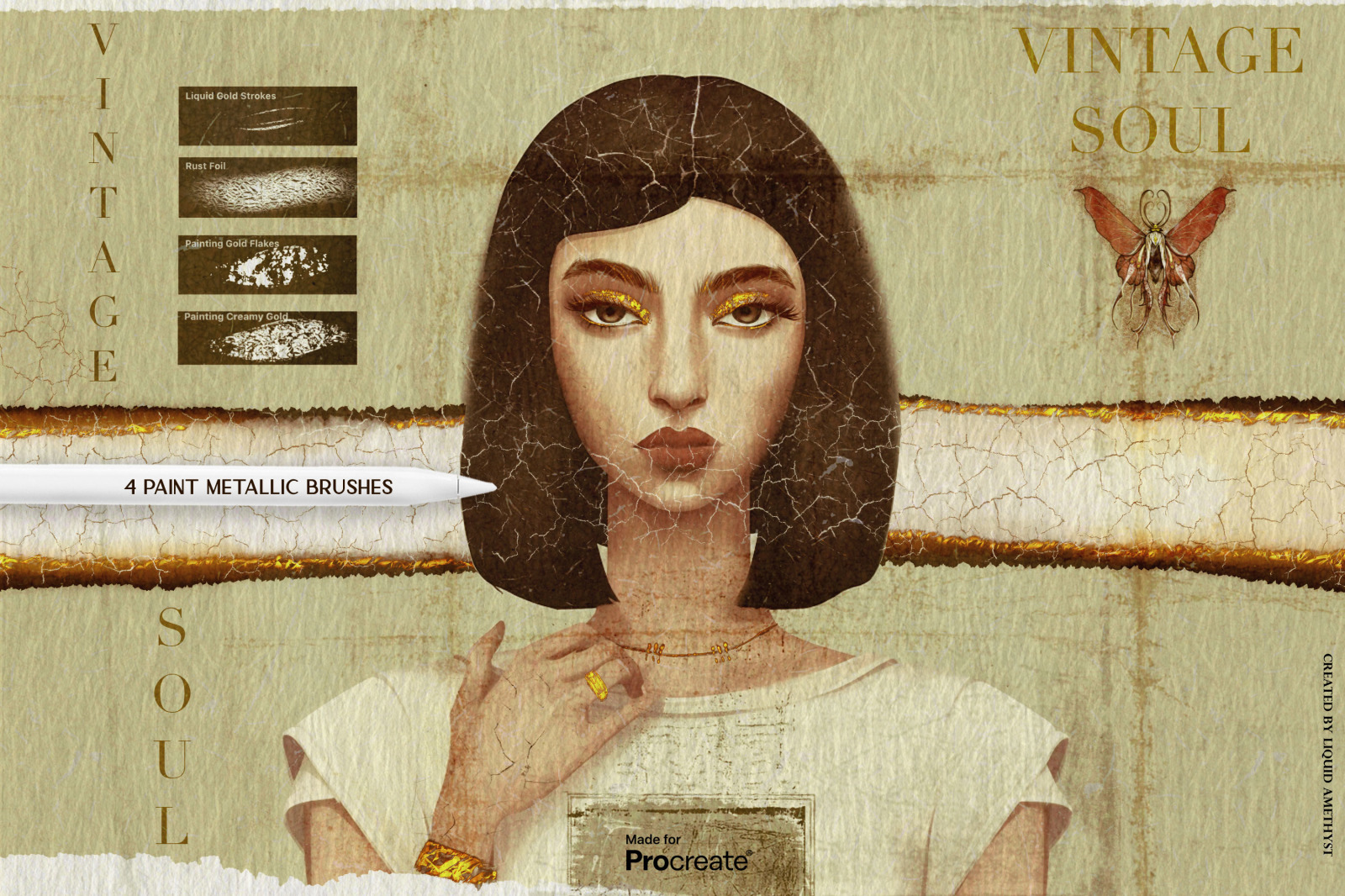 Vintage Soul Procreate Kit Vintage Soul Procreate Kit