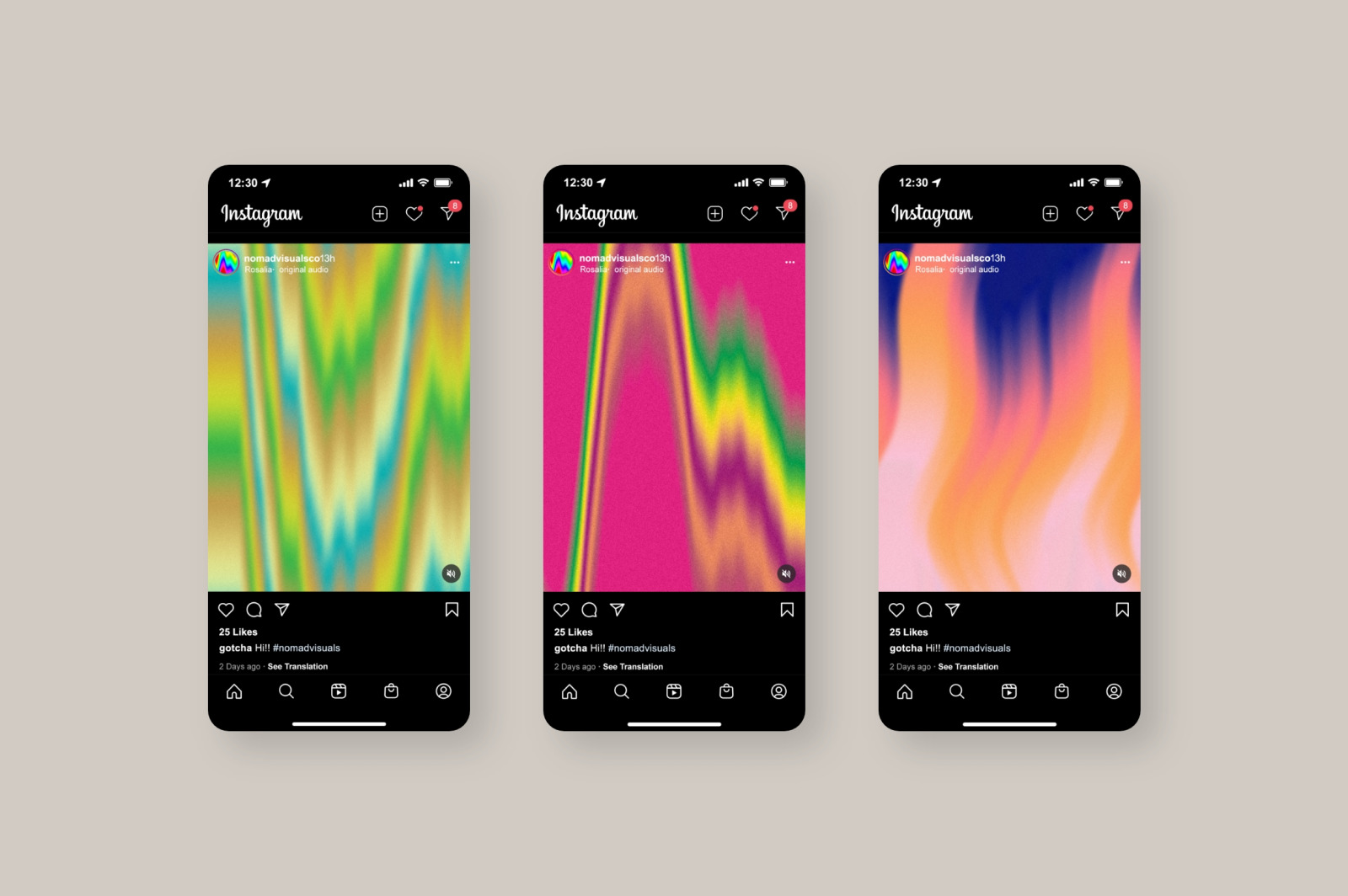 Flowy Gradients Social Media BGs