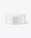 Glossy Cosmetic Jar Mockup