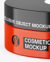 Glossy Cosmetic Jar Mockup