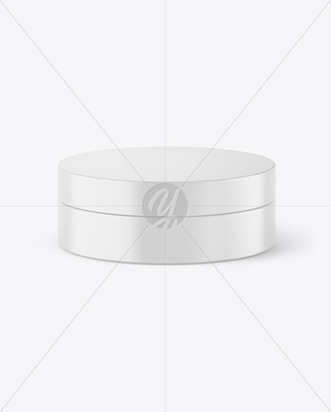 Matte Cosmetic Jar Mockup